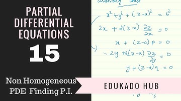 15 | Non Homogeneous PDE  Finding P.I. | Engineering Mathematics | AMIE GATE  IIT DEI