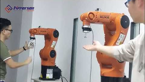 Hypersen 6-Axis Force Torque Sensor Force control #Two Robot coordinated force control
