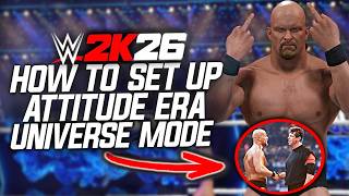 The Best WWE 2K26 Universe Mode Set Up Guide for the Attitude Era! screenshot 5