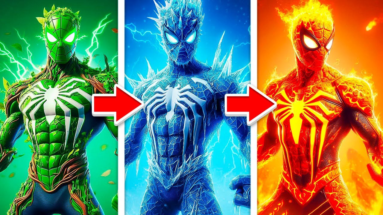 Upgrading to Elemental SPIDERMAN in GTA 5