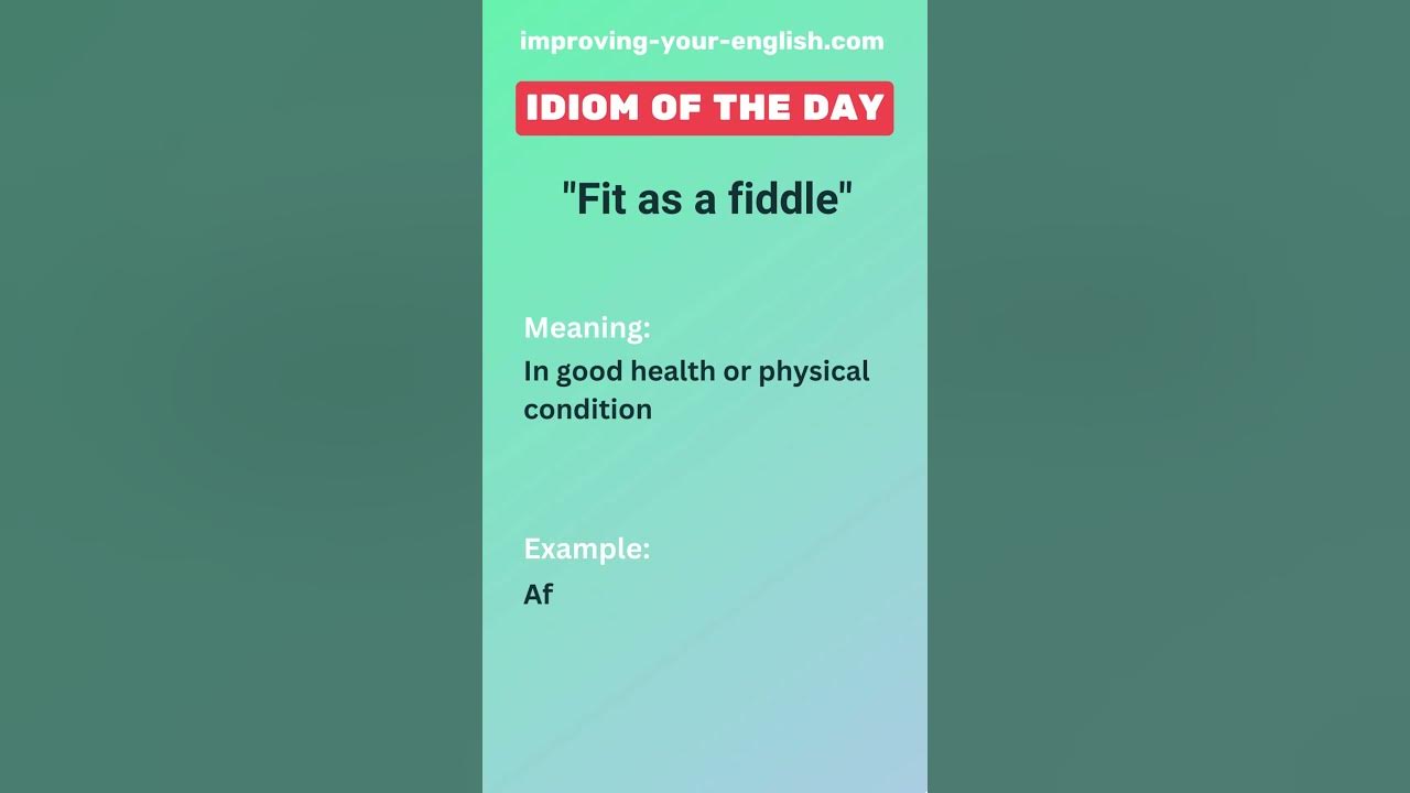 fit-as-a-fiddle-idiom-of-the-day-youtube
