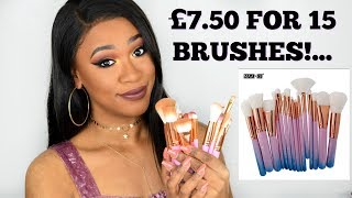 TESTING AFFORDABLE BRUSH SET AND NEW MAKEUP!