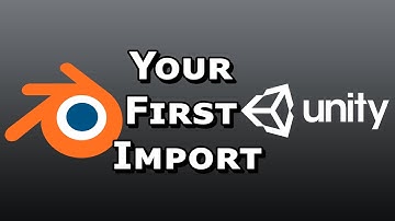 Your First Import From Blender Into Unity