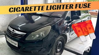 corsa c cigarette lighter fuse Opel Corsa D Cigarette Lighter fuse relay location replacement