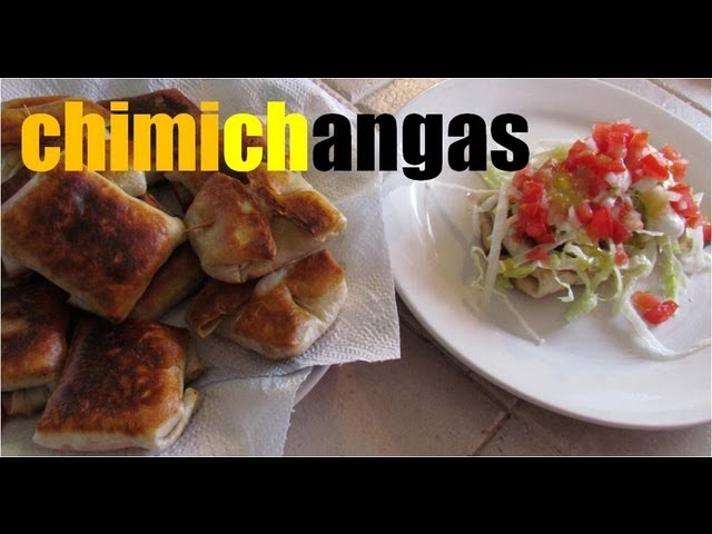 Como hacer chimichangas? receta mexicana - YouTube