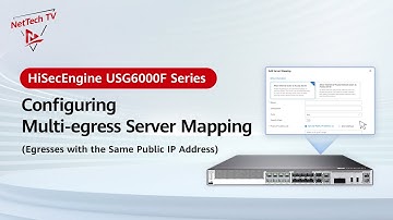 Configuring Multi-egress Server Mapping on HiSecEngine USG6000F (Same Public IP)