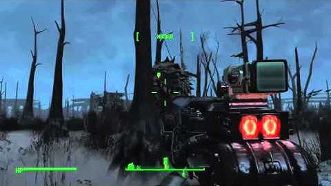 Fallout 4: Gauss Rifle vs. Mirelurk Queen