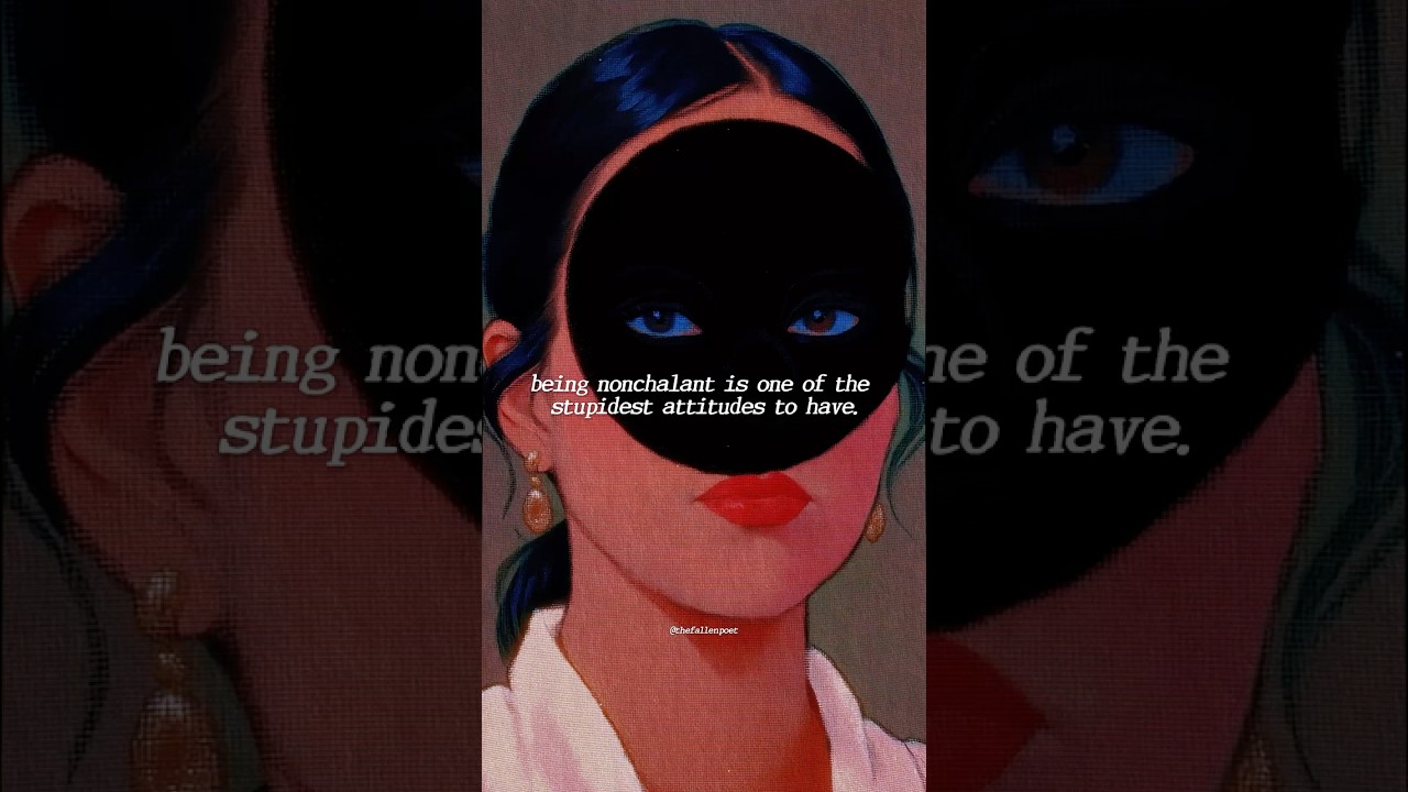 Apathy isn’t a personality🪽Original poem by TheFallenPoet
