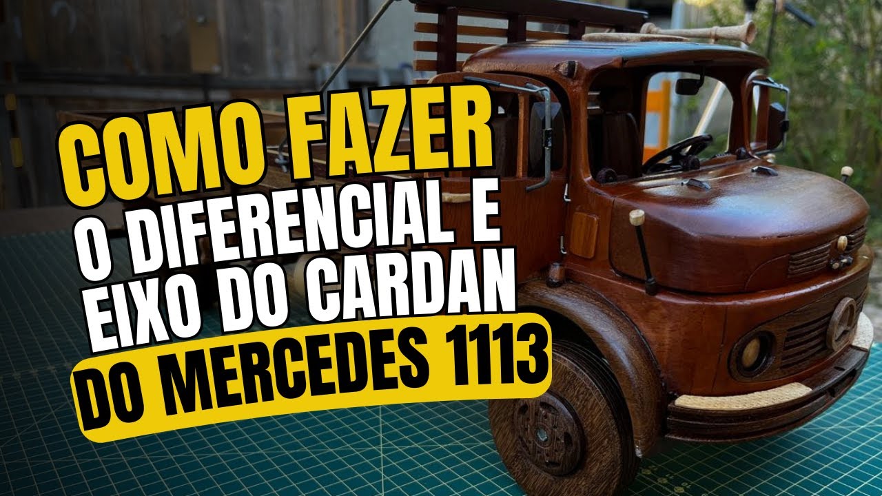 Como fazer o diferencial e eixo do cardan do MB 1113