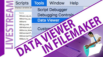 FMTraining.TV Livestream - Using the Data Viewer in FileMaker - FileMaker Data Viewer Live Training
