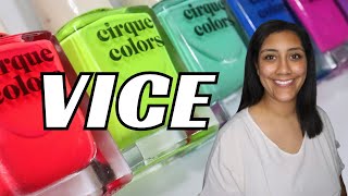 Cirque Colors │ Vice 2024 Collection │ Comparisons, Live Swatch, and Review │Polish with Rae