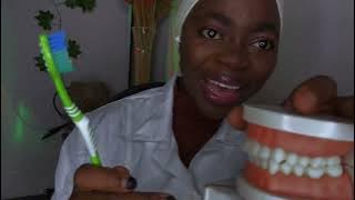 ASMR Turkish. Dentist Teaches You How to Brush Your Teeth.