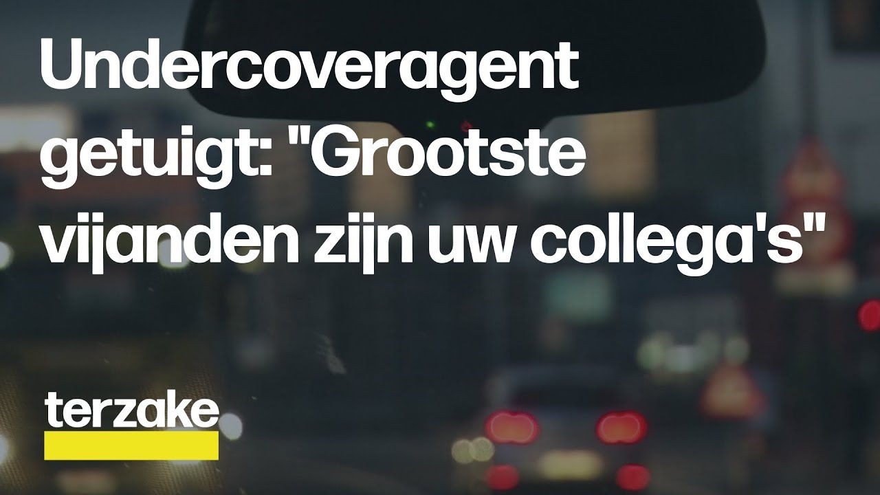 Undercoveragent getuigt over dubbelleven | Terzake