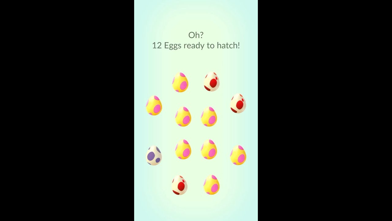 Pokemon Go Egg Hatching *12km* *7km* *10km* 