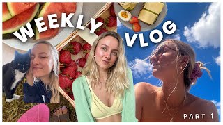 WEEKLY VLOG: Mango Haul, Skincare, Burrata Pasta, viel Leni Kuscheln, Sushi und mehr!