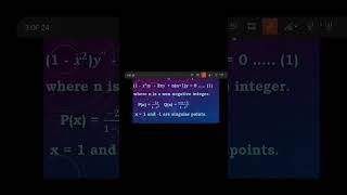 LEGENDRE POLYNOMIAL