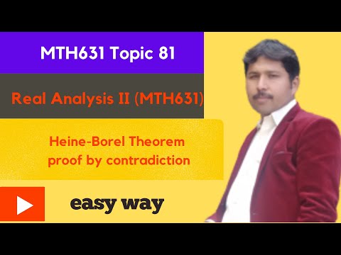 MTH631Topic81 Real Analysis