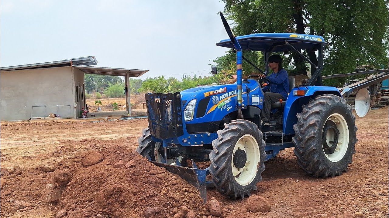 พาชมรถไถ50แรงม้า New Holland TT3.50plus 🇳🇱