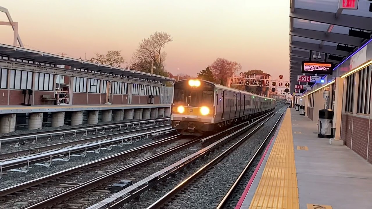 LIRR New Elmont Station Trains At High Speed During Sunset YouTube lirr-new-elmont-station-trains-at-high-speed-during-sunset-youtube