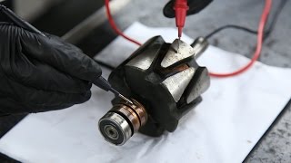 Controles eléctricos sobre un alternador