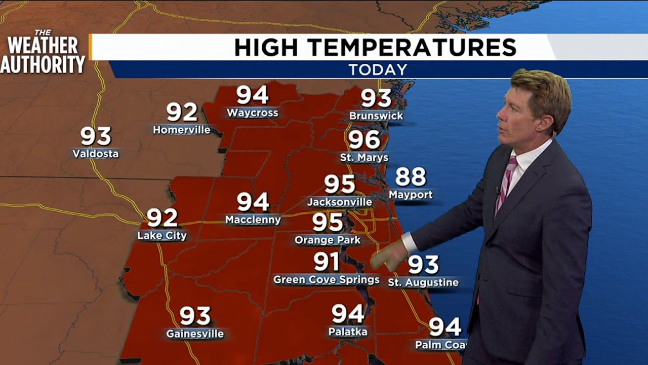 No heat advisory today, but it will still be hot with afternoon showers ...