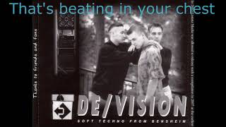 DE/VISION - Dress me when I bleed (Lyrics)