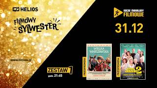 Filmowy Sylwester w kinie Helios! Dwa zestawy filmów do wyboru 🎉