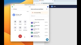 Early preview of RingCentral's AI-powered App Connect