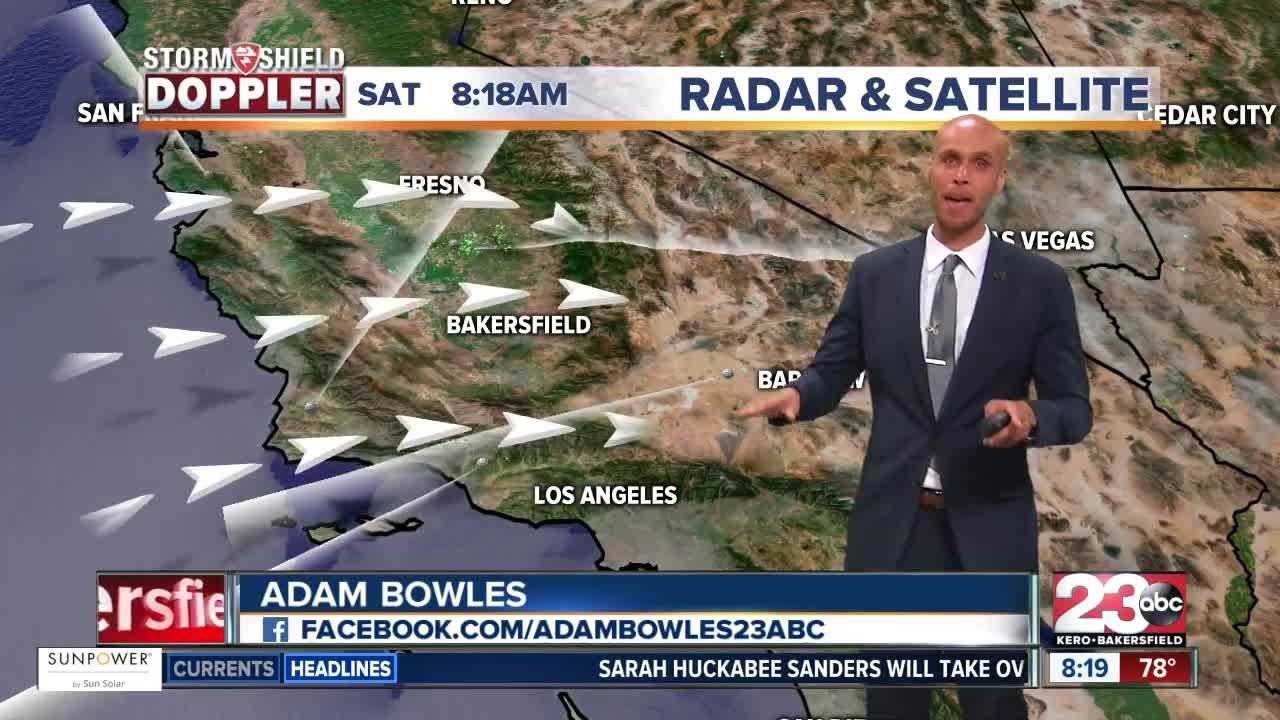 Triple digits return with rain chances in Kern County - YouTube