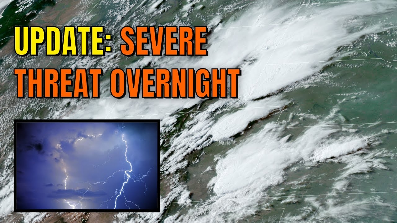 UPDATE: SEVERE STORMS likely overnight across the central Plains - YouTube