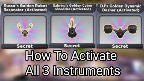 How To Activate All 3 Instruments [RB Battles]