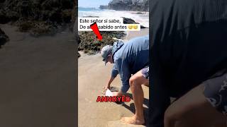 Dad Films Beach Sand, Wife Stops Laughing