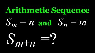 An Arithmetic Sequence with Partial Sums