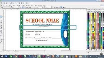 learn how to create Professional Certificate in CorelDRAW Coreldraw Tutorial