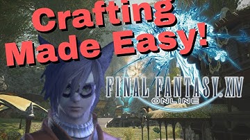 FFXIV Tutorial: Level 50 crafting REALLY quick