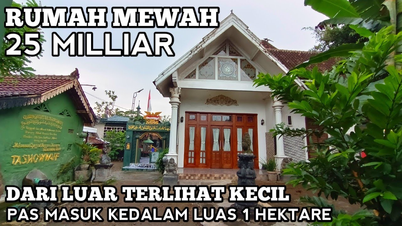 Rumah Mewah 25 Milyar Penuh Dengan Pusaka Kuno Yang Terbuat Dari Berlian Nampak Kecil Luas 1 Hektare
