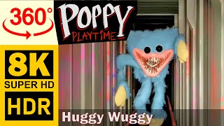 360° VR - Huggy Wuggy | Poppy Playtime - Chapter 1 | Gameplay, No Commentary, 8K, HDR