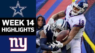 Cowboys vs. Giants | NFL Week 14 Game Highlights