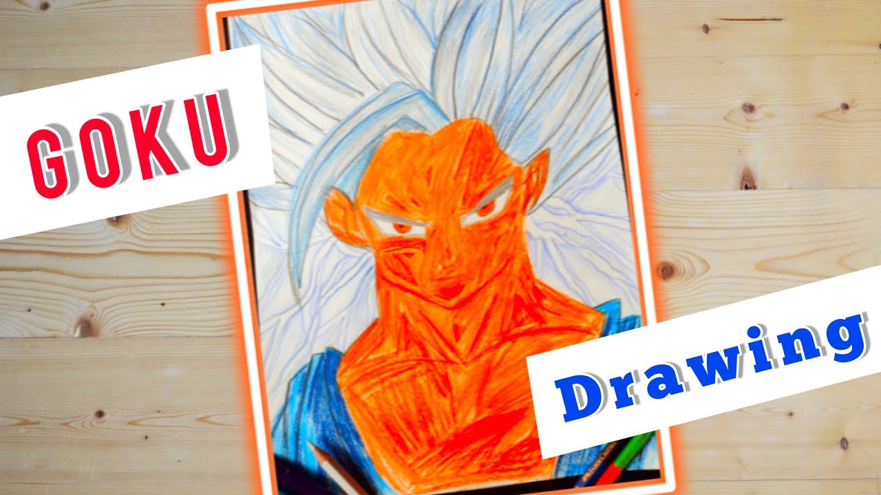 GOKU Easy Drawing 2023 | How to Draw Goku Easy ? | Goku Art Step by ...