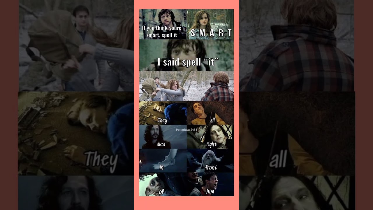 If You Think You’re Smart… Spell “It” 😏⚡ | Harry Potter Meme