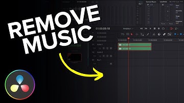 How to Remove Background Music in DaVinci Resolve