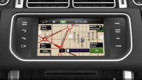 Range Rover Navigation System- Point of Interest
