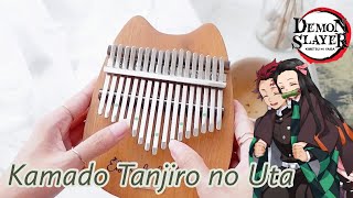 Kamado Tanjiro no Uta - Demon Slayer Ost | Kimetsu no Yaiba Eps 19 End kalimba Cover with Tabs