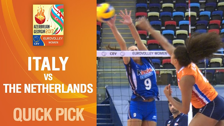Celeste Plak exerting Dutch dominance | EUROVOLLEY AZERBAIJAN AND GEORGIA 2017