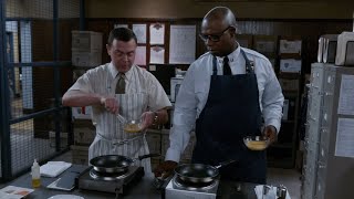 Бойл учит Холта готовить. Часть 2. Бруклин 9-9. 2 сезон. 9 серия