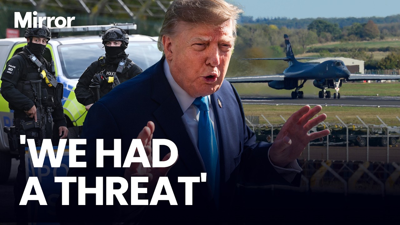Trump reveals why US bombers were pulled from RAF Fairford after 'threats'