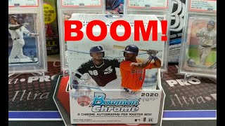 2020 Bowman Chrome Hobby Box 2 Autos Per Box ** BOOM! Sweet Auto Pull! **