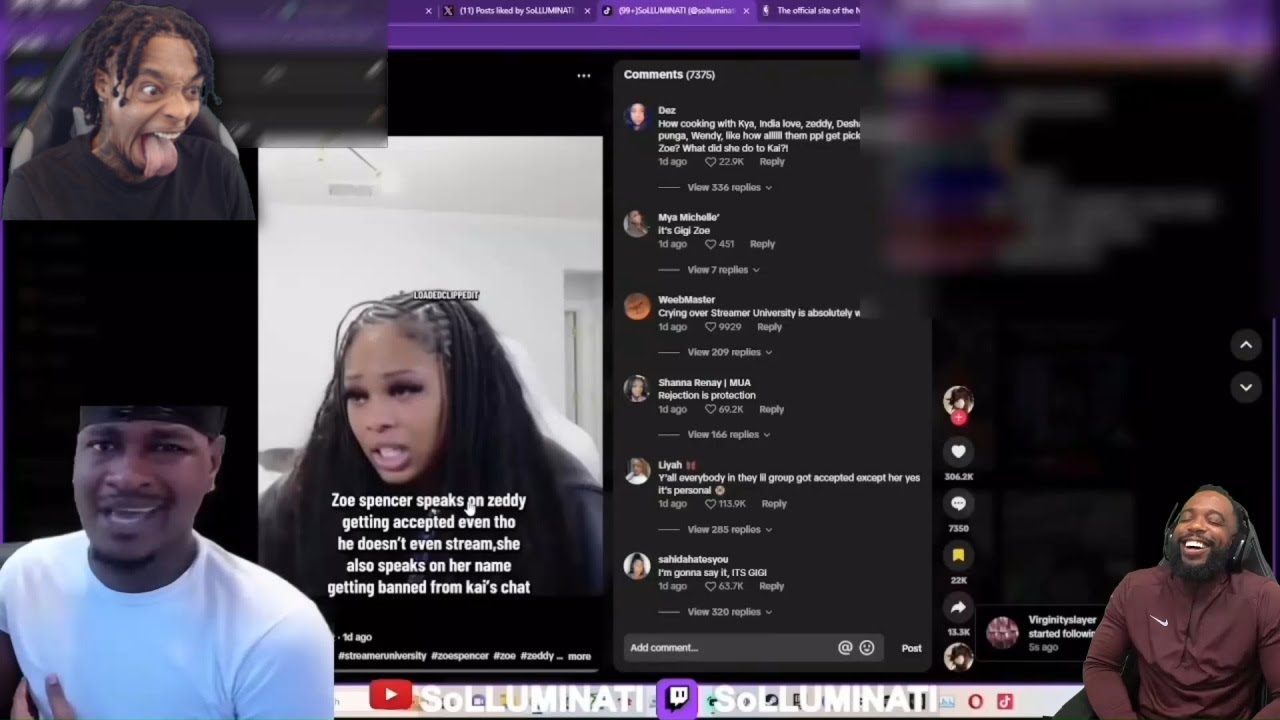 FlightReacts To SoLLUMINATI vs Zoe Spencer W/ Cash Reaction!