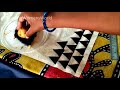 Vegetable block Printing | Fabric painting on Dupatta / Stole - DIY