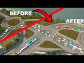 Upgrading A Messy Roundabout To High Capacity Interchange | Cities:Skylines